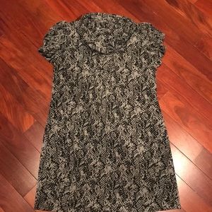 Calvin Klein snake print babydoll dress